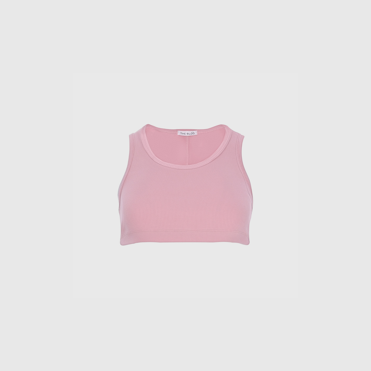 TANK TOP MINI / TEA ROSE / krótki top bez rękawów