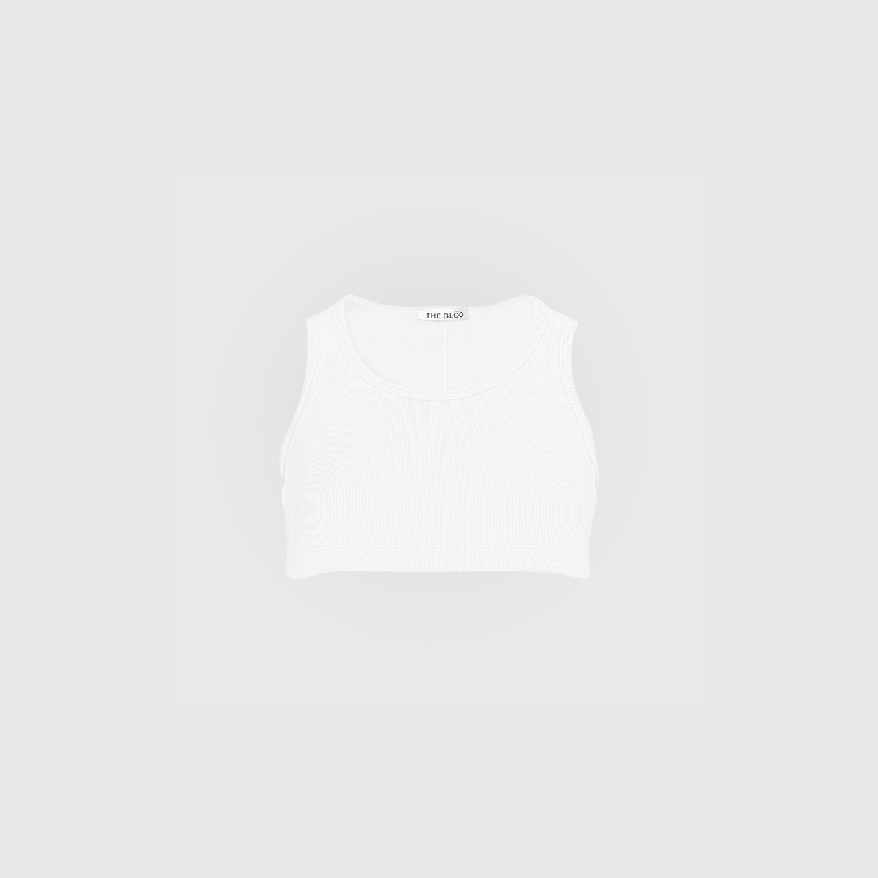 TANK TOP MINI / OFF WHITE / krótki top bez rękawów