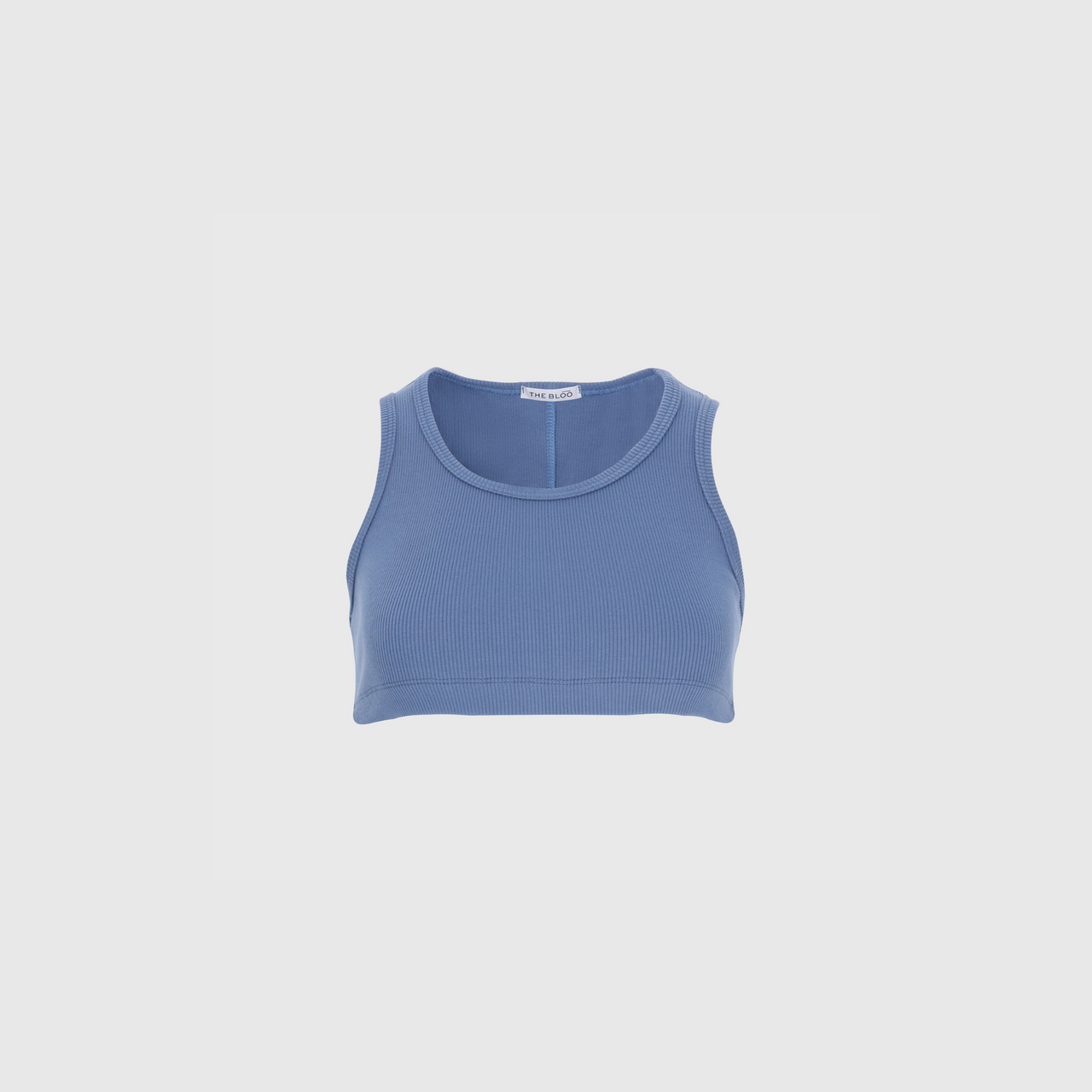 TANK TOP MINI / OCEAN BLUE / krótki top bez rękawów