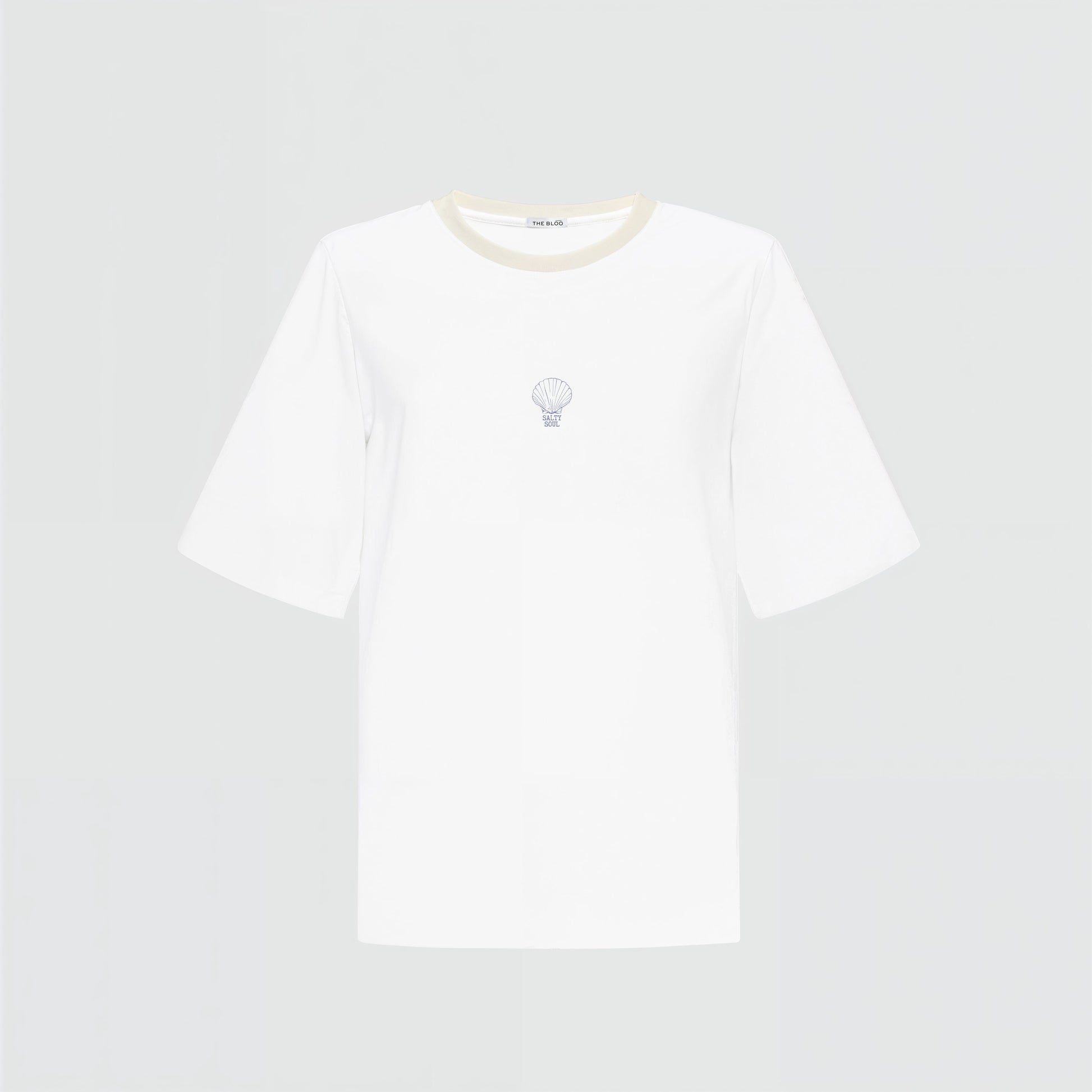 basic biały t-shirt z bawełny organicznej 