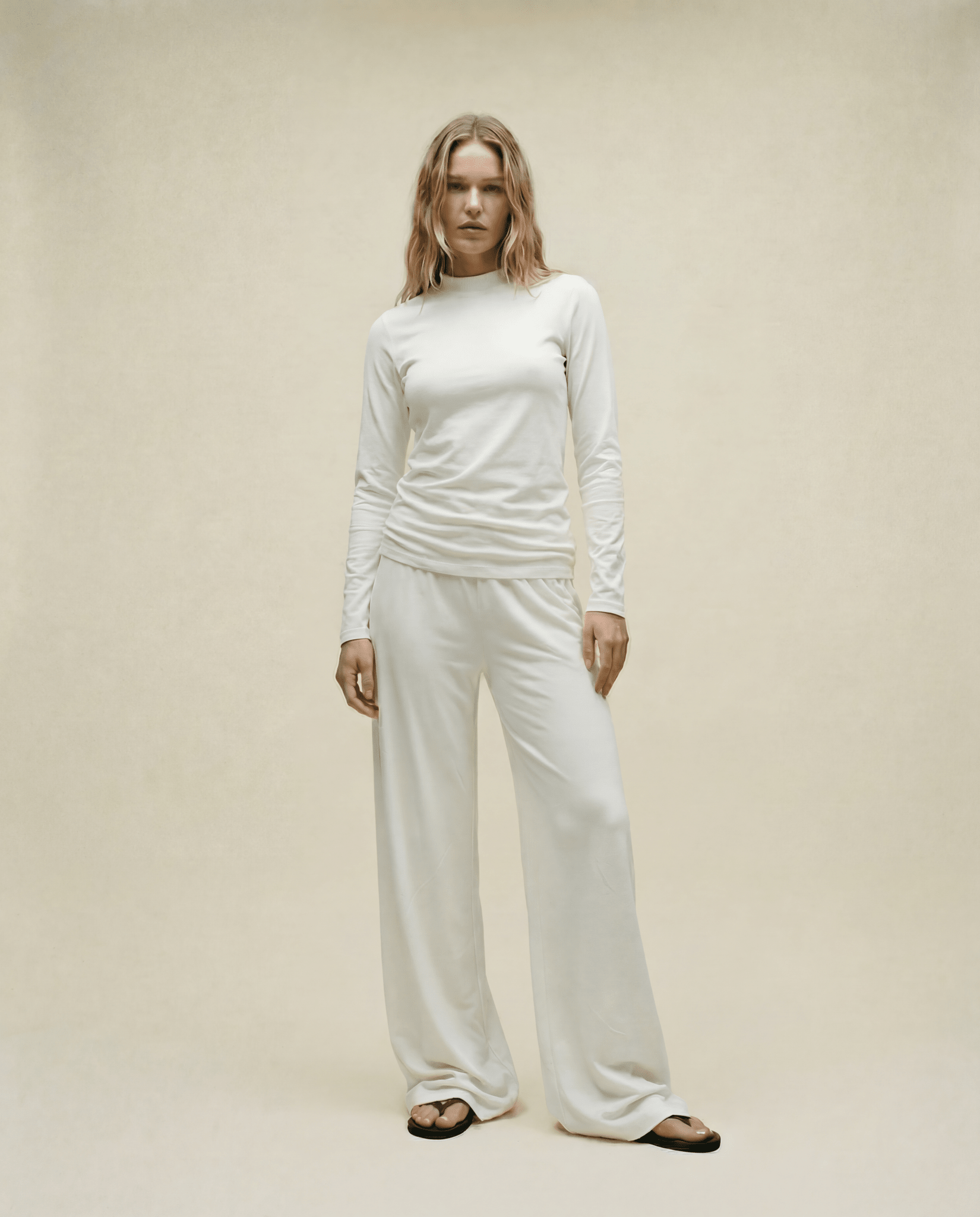 Spodnie breeze - dzianina bambusowa - The Bloo - Slow Fashion - uszyte w Polsce